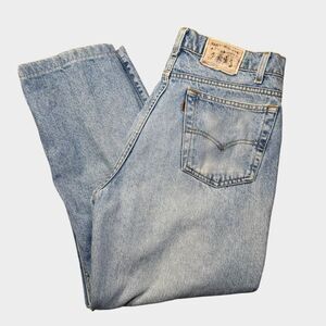 Vtg Levi’s Signature 540 Jeans Mens 36x30 Relaxed Fit Light Wash Denim 90s